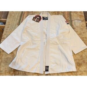 NWT Fuji Mens Kimono White Traditional High Quality Jiu Jitsu MMA Training 4